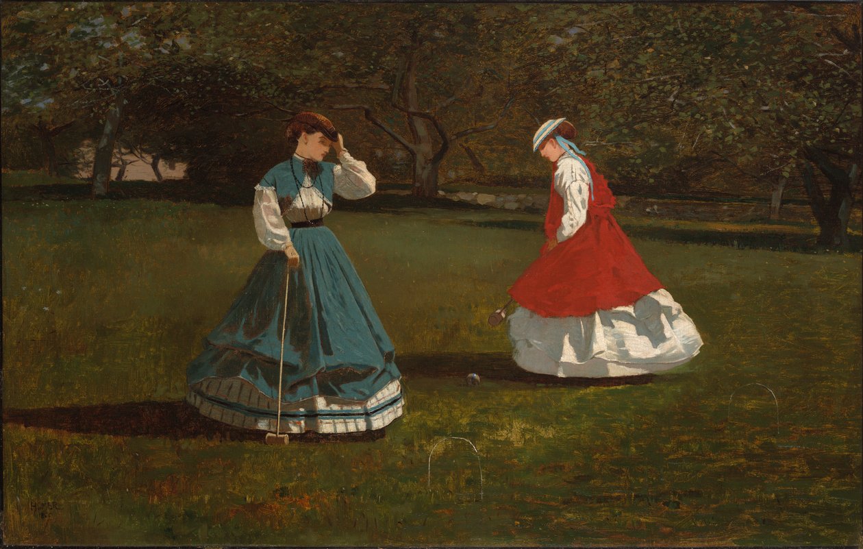 Krokett játék alkotó: Winslow Homer