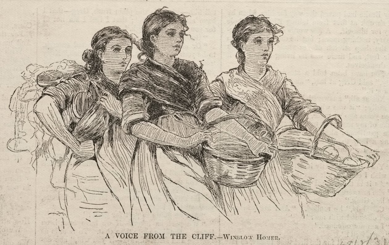 Egy hang a szikláról alkotó: Winslow Homer