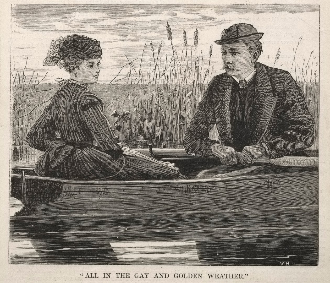 "Minden a meleg és arany időjárásban" alkotó: Winslow Homer