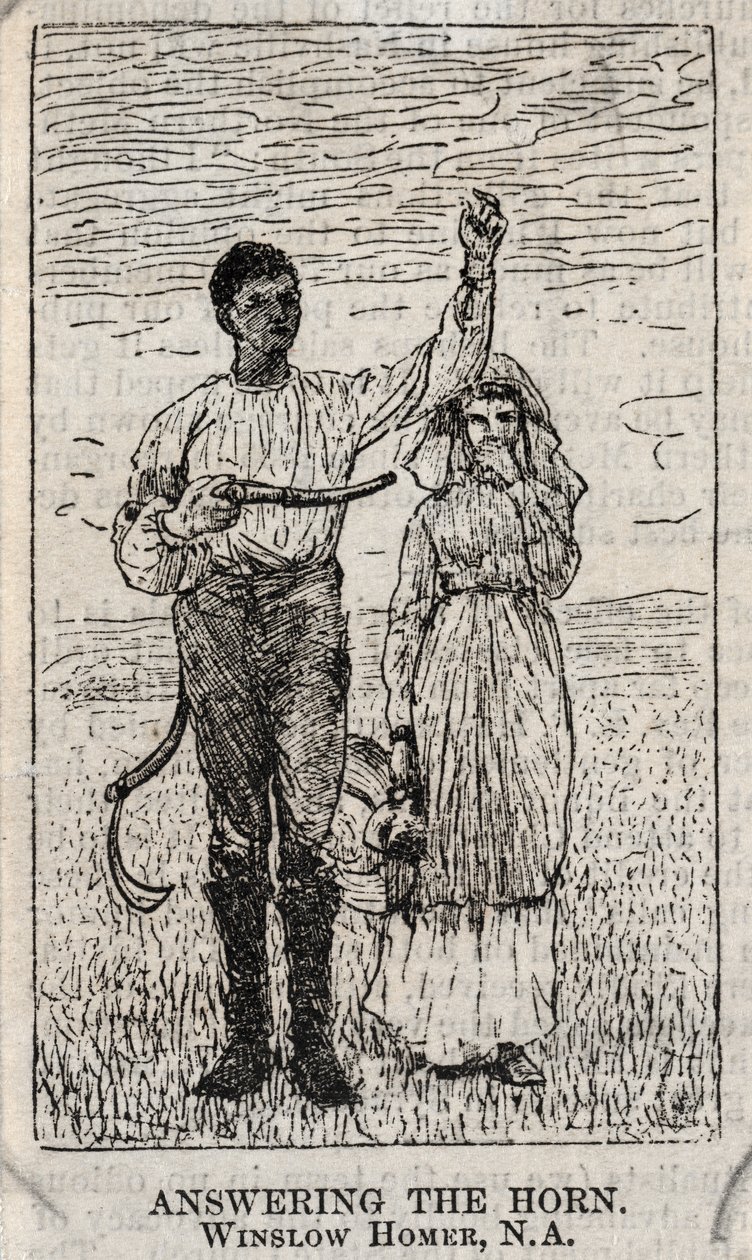 Válasz a kürtre. alkotó: Winslow Homer
