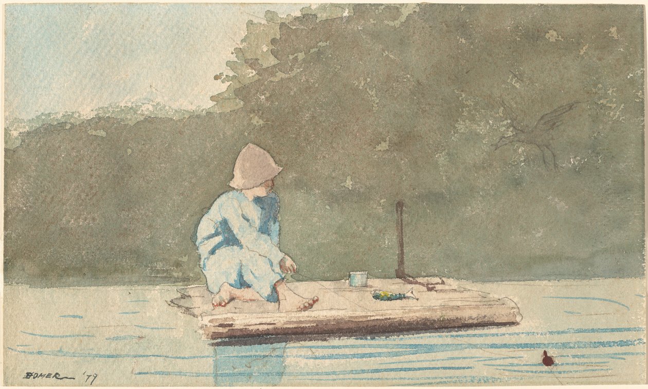 Fiú a tutajon alkotó: Winslow Homer