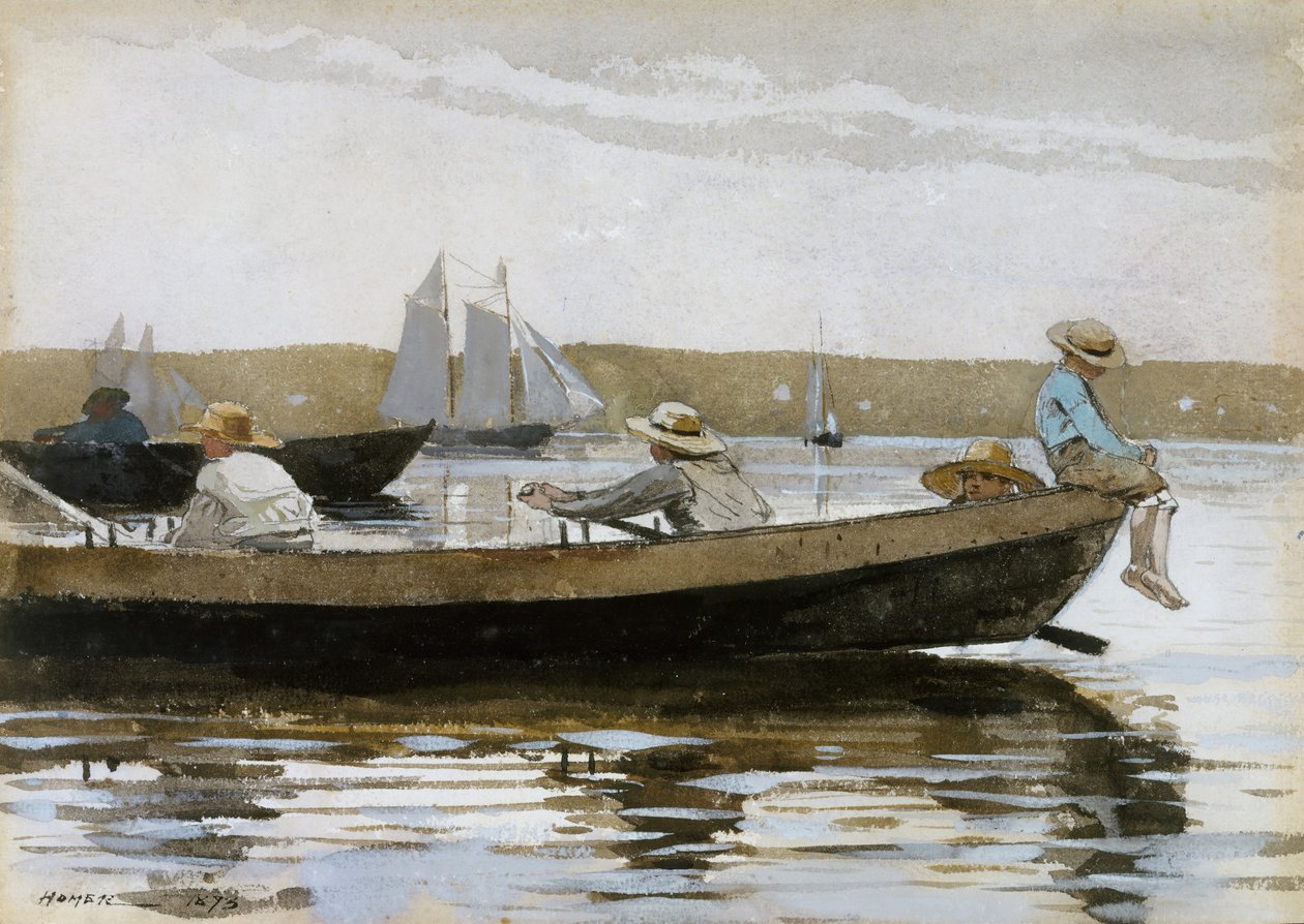 Fiúk dórban, 1873. alkotó: Winslow Homer