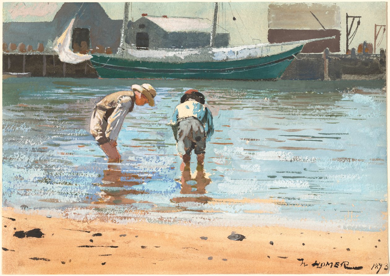Fiúk gázolnak alkotó: Winslow Homer