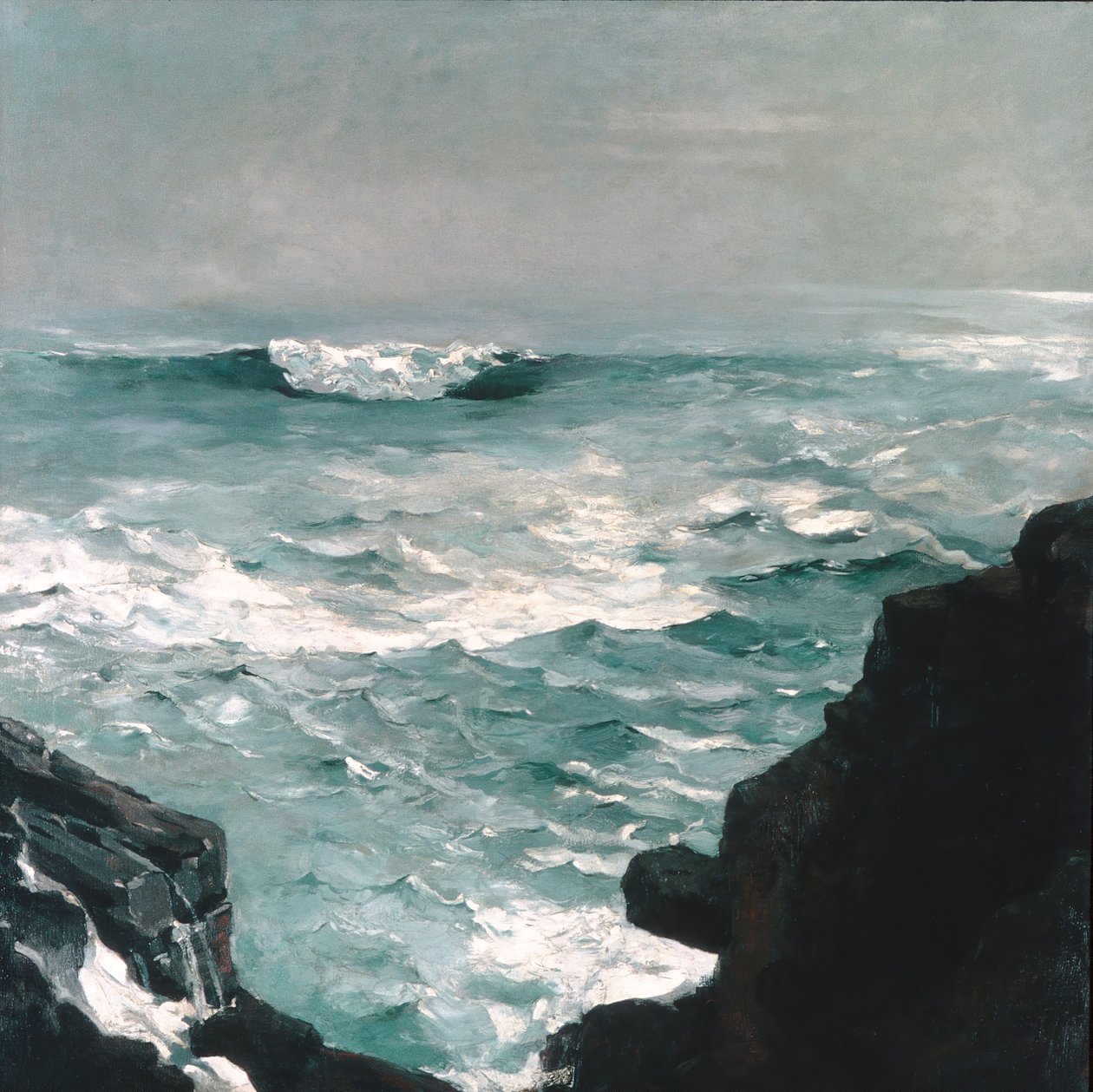Cannon Rock, 1895. alkotó: Winslow Homer