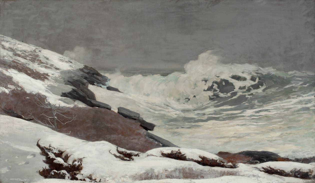 Tengerpart télen, 1892 alkotó: Winslow Homer