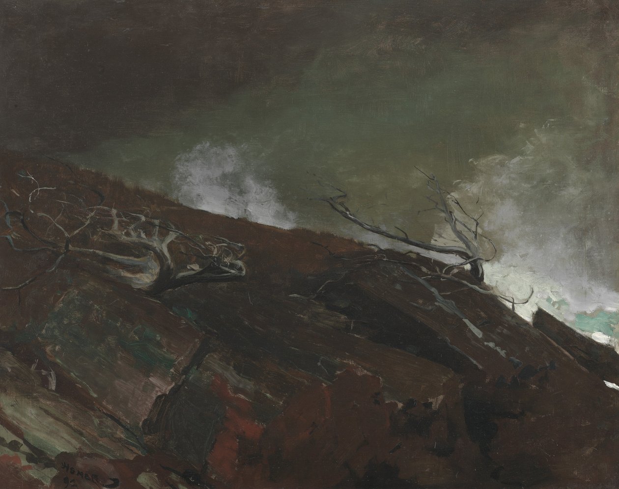 Maine tengerpartja, 1893 alkotó: Winslow Homer