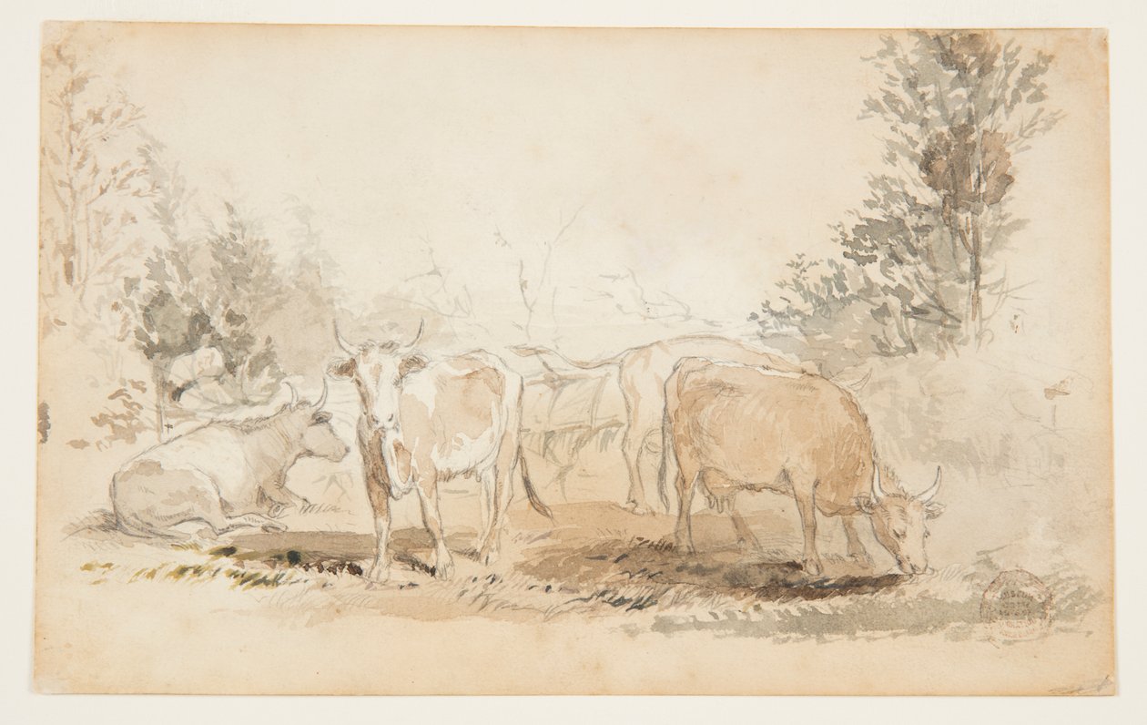 Tehenek a legelőn alkotó: Winslow Homer