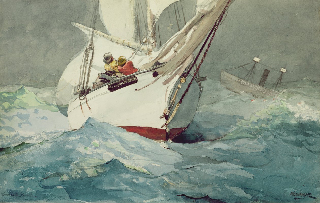 Diamond Shoal, 1905 alkotó: Winslow Homer