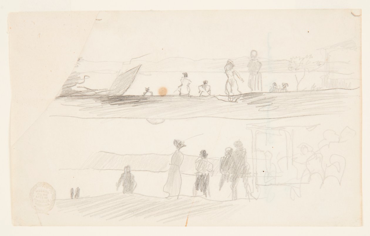 Öböl felé néző alakok alkotó: Winslow Homer