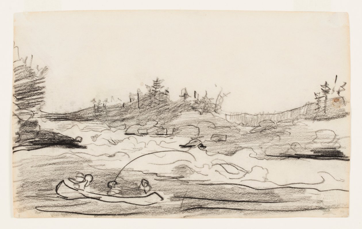 Halászok a Rapidsben alkotó: Winslow Homer