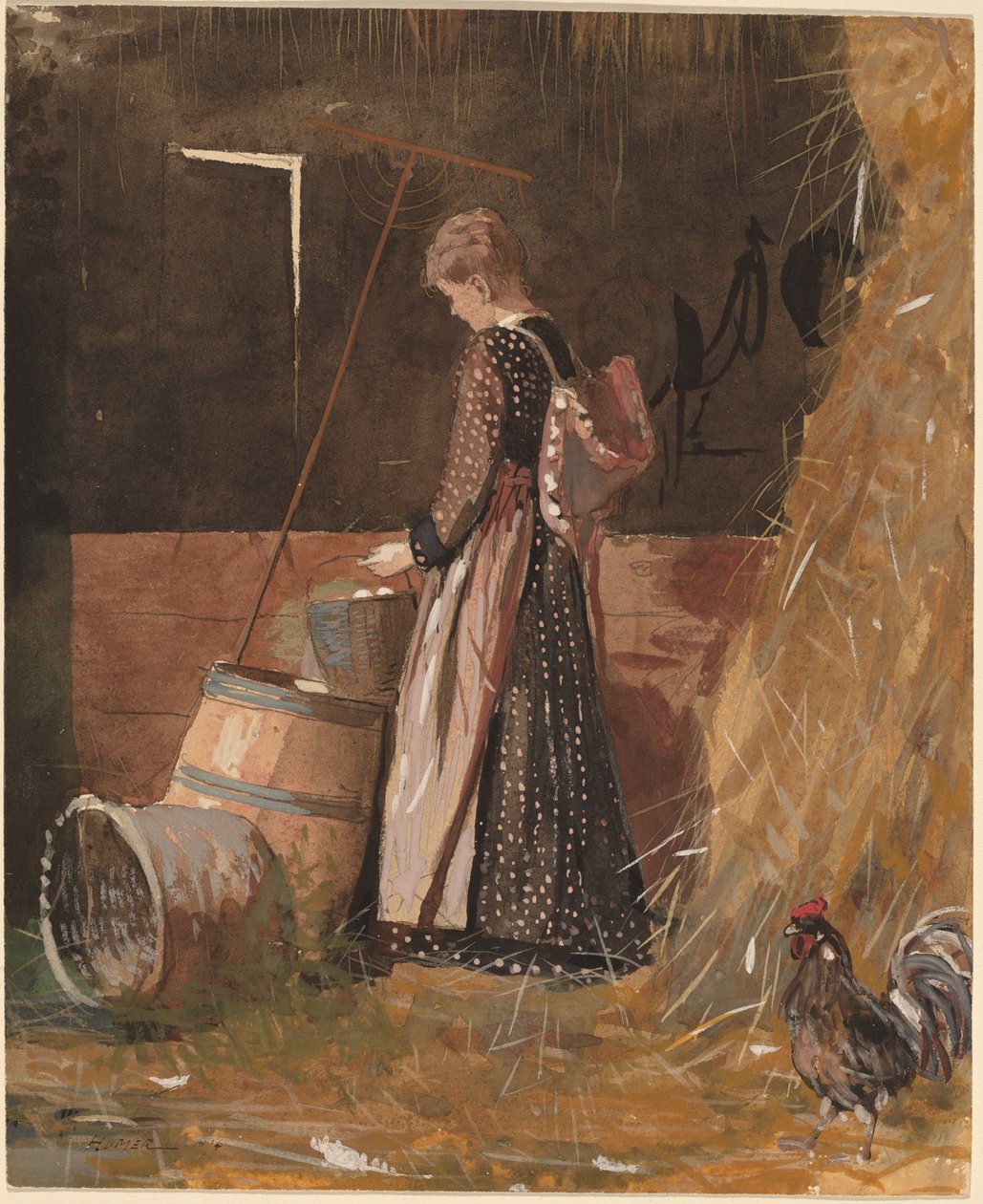 Friss tojás alkotó: Winslow Homer