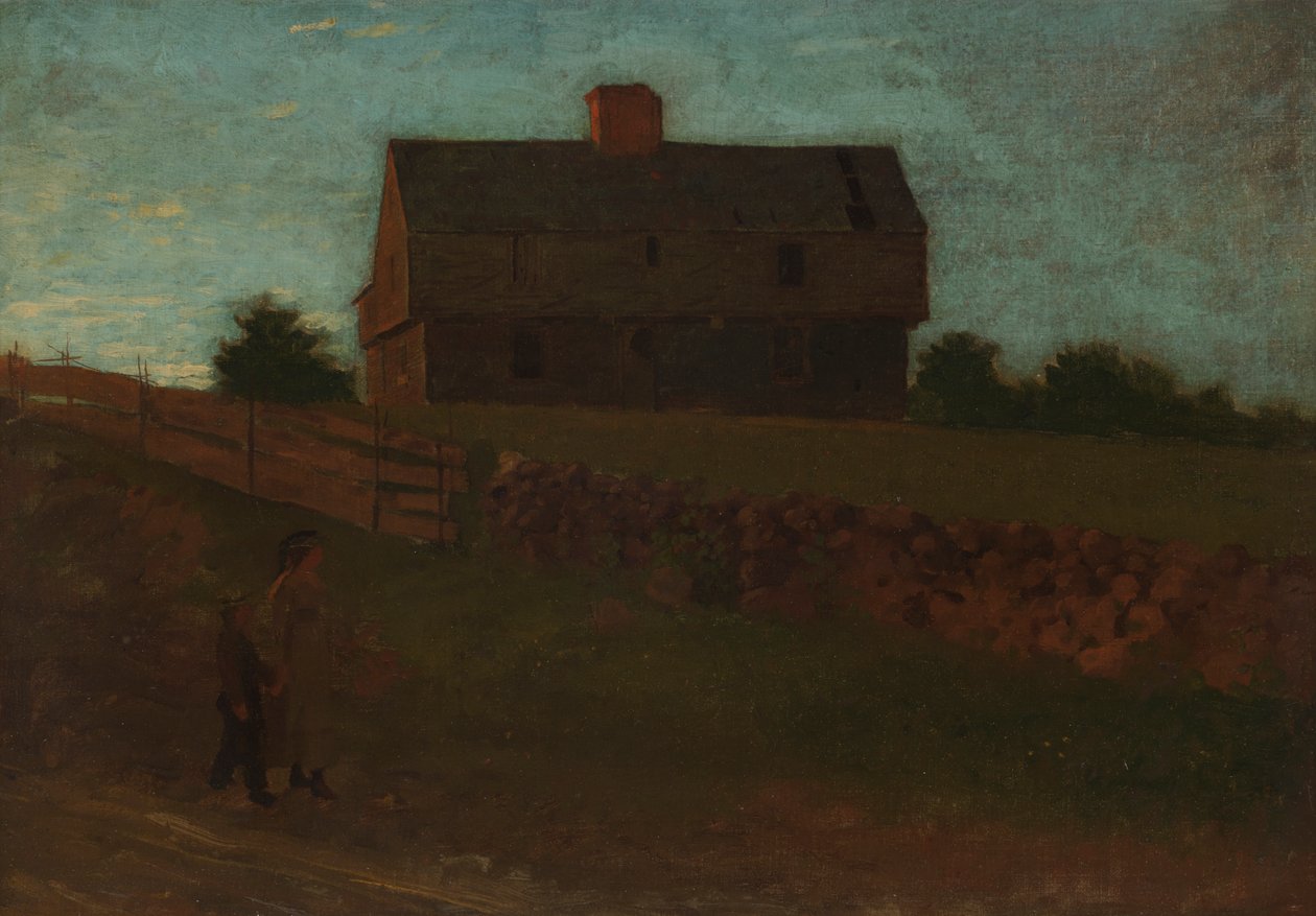 Garrison House, York, Maine, 1875. alkotó: Winslow Homer