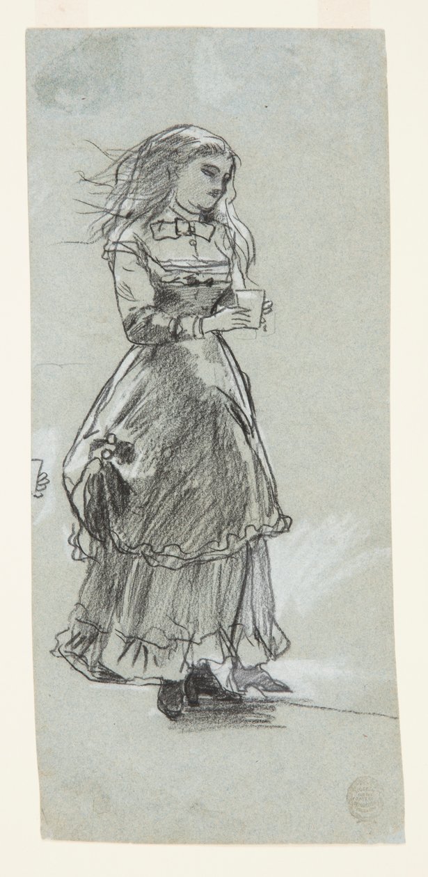 Lány kezében egy ivópohár alkotó: Winslow Homer