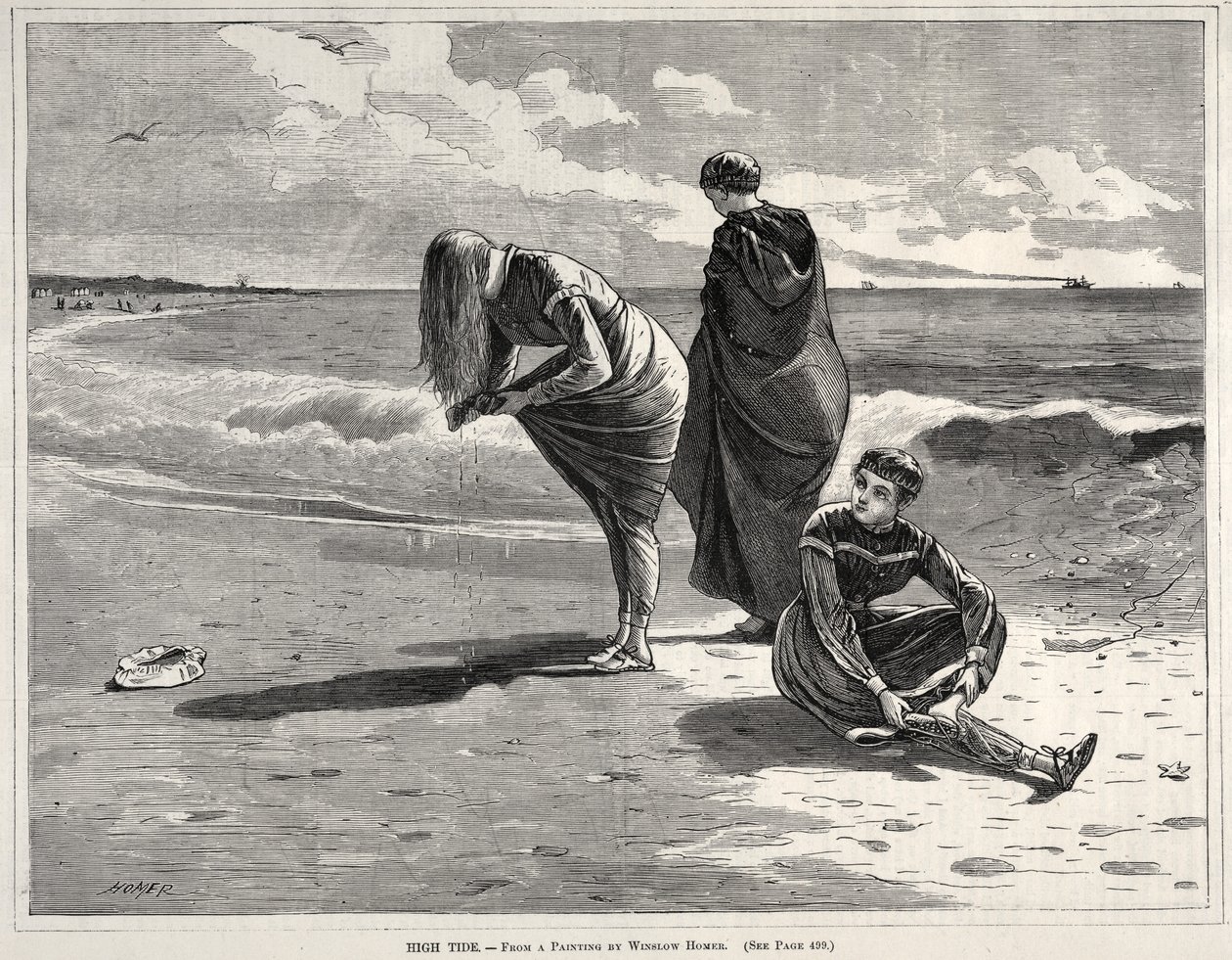 dagály, 1870. alkotó: Winslow Homer