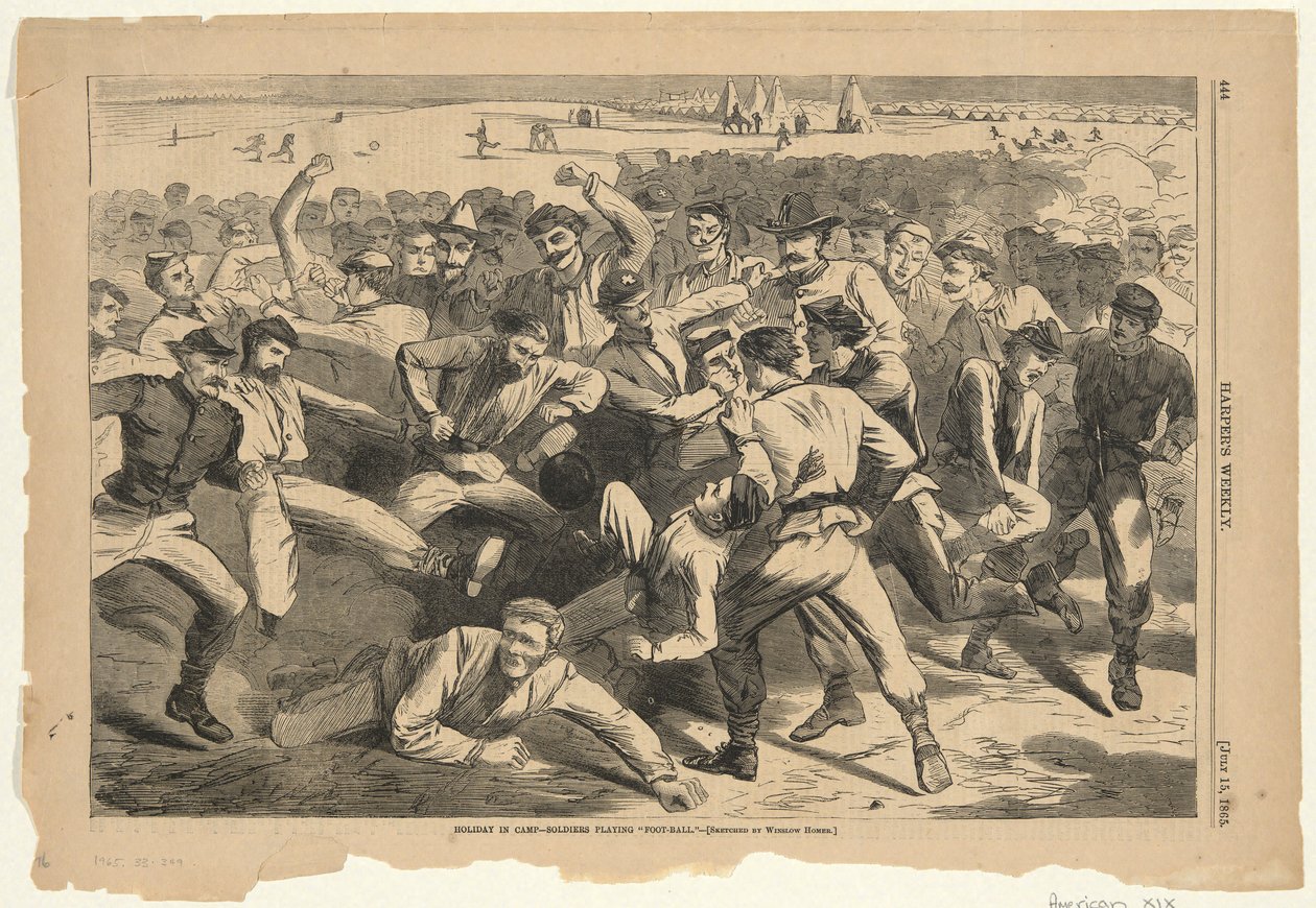 Nyaralás a táborban alkotó: Winslow Homer