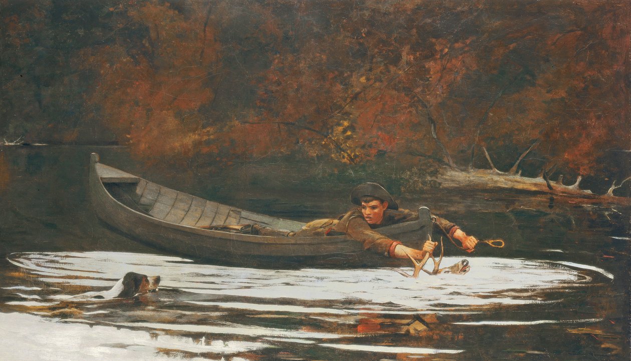 Kutya és vadász, 1892 alkotó: Winslow Homer