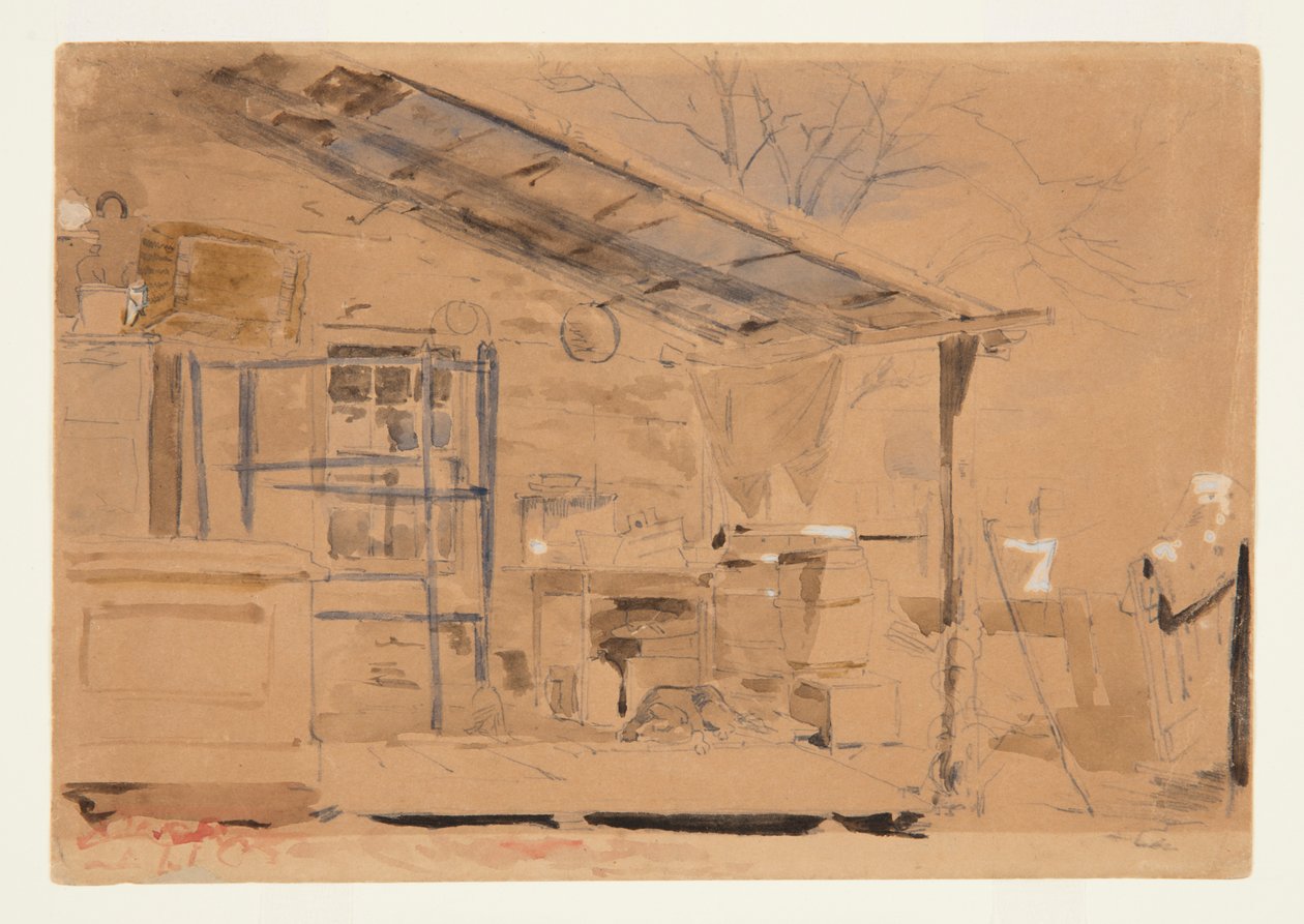 Ház verandával alkotó: Winslow Homer