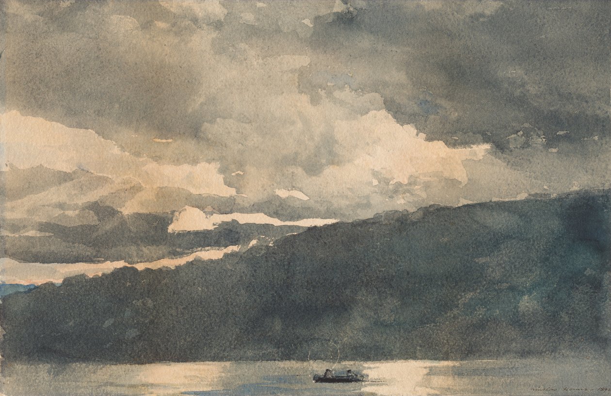 Mink Lake, Adirondacks, 1892. alkotó: Winslow Homer