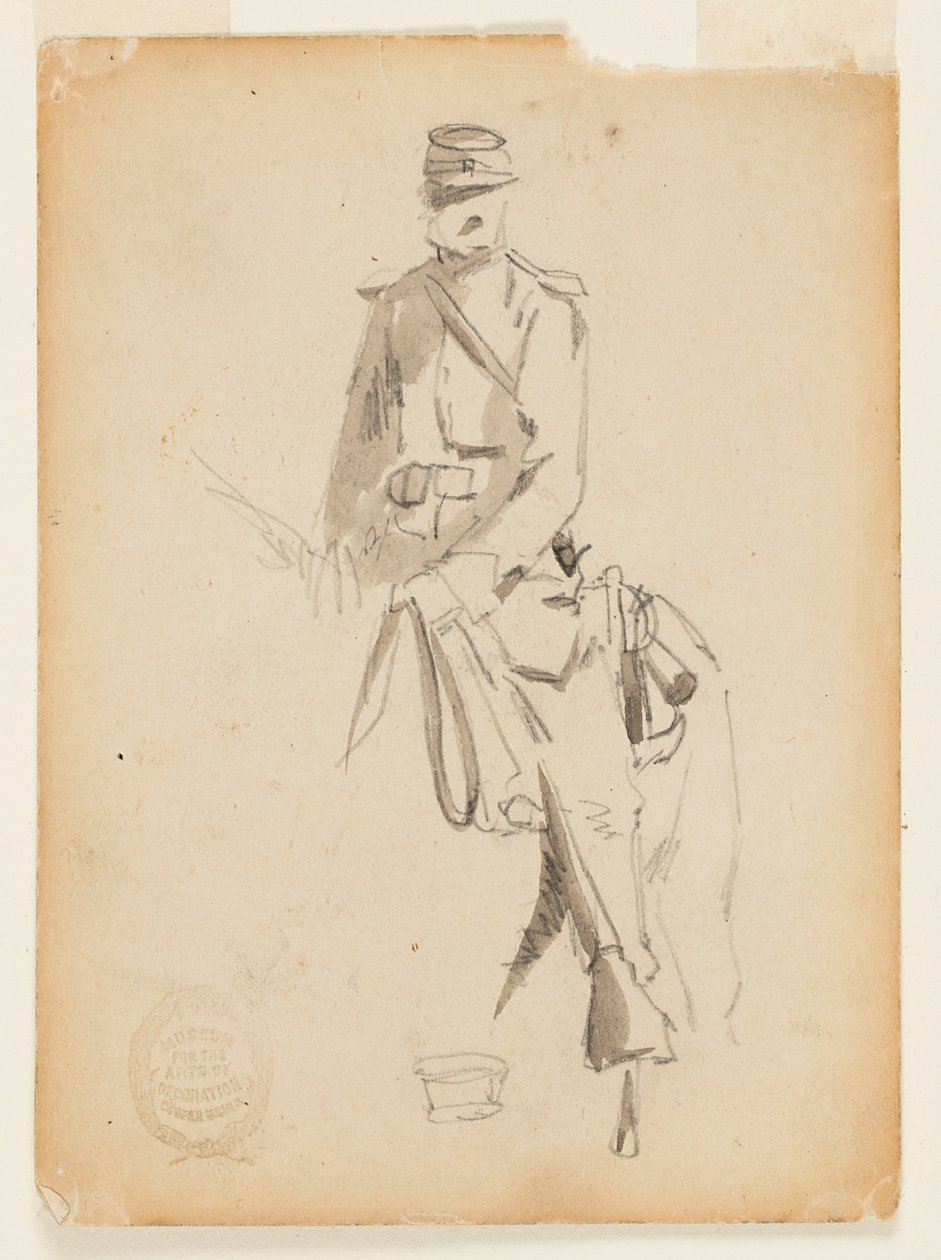 Lovas lovas tiszt alkotó: Winslow Homer