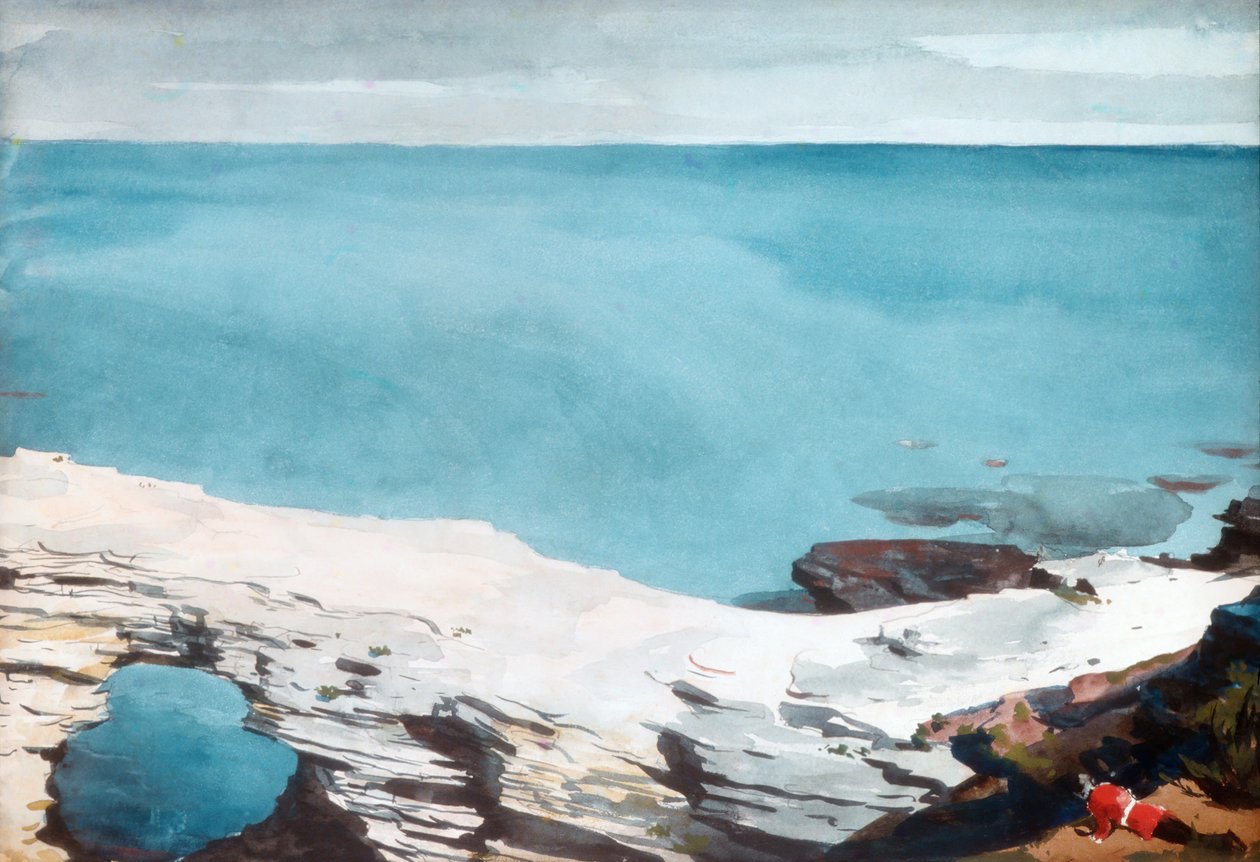 Natural Bridge, Bermuda, kb. 1901. alkotó: Winslow Homer