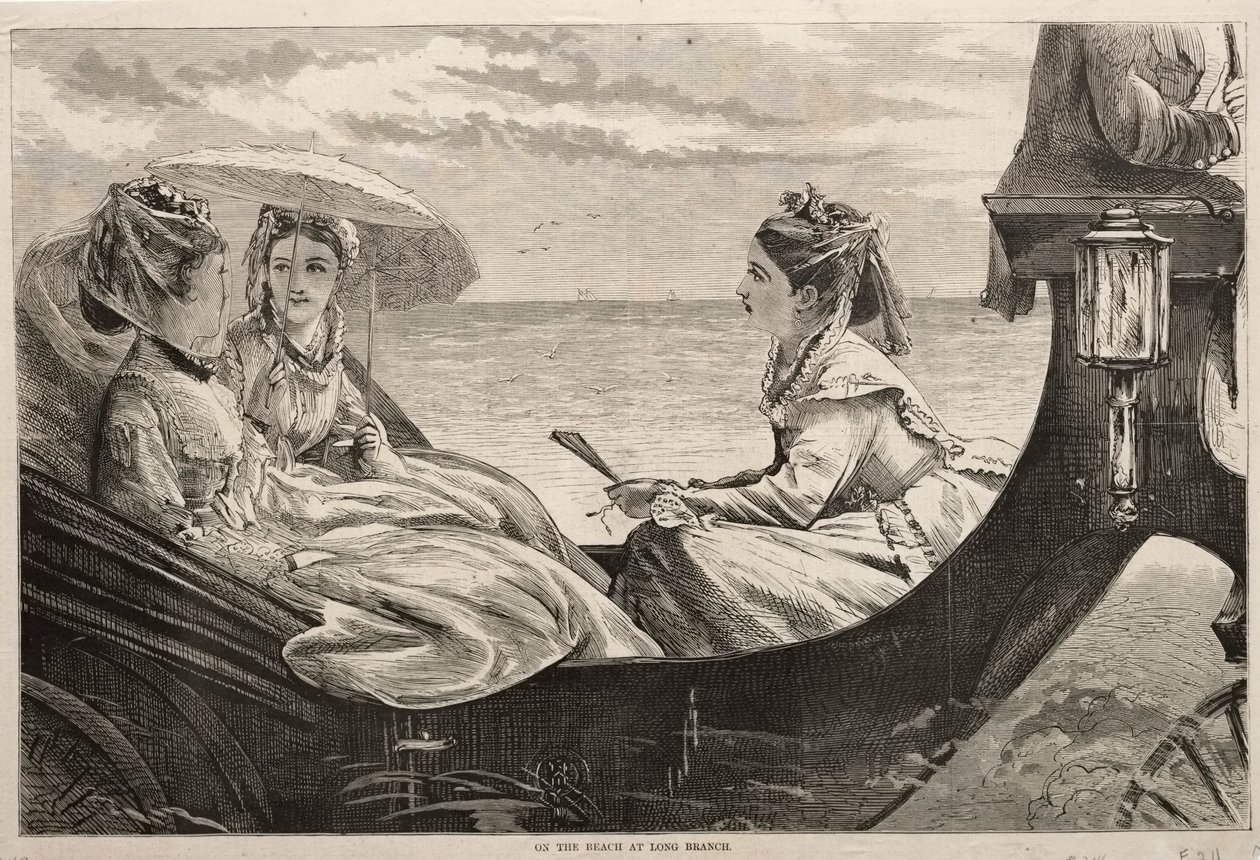 Long Branch tengerpartján, 1870. alkotó: Winslow Homer