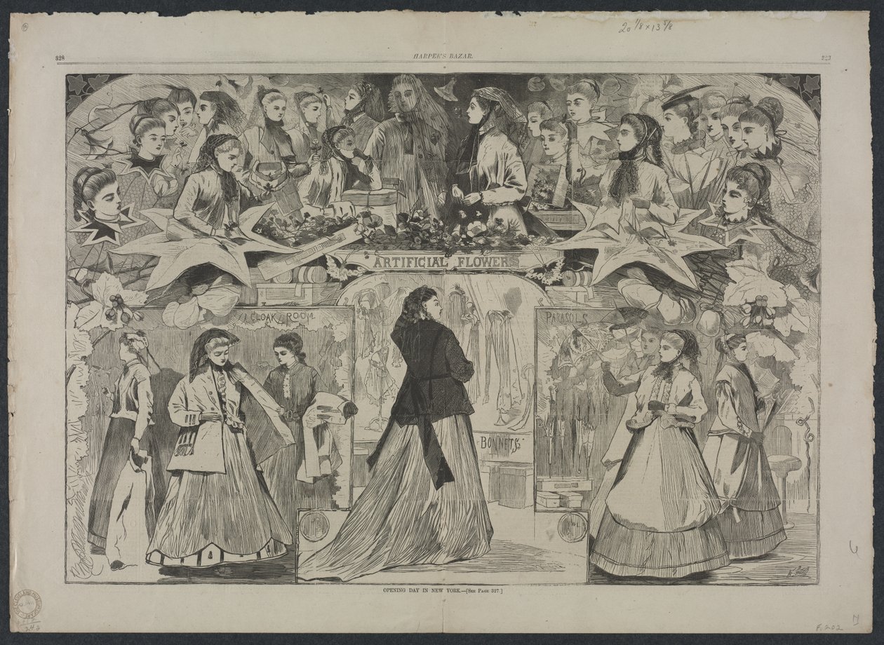 Nyitónap New Yorkban, 1868. alkotó: Winslow Homer
