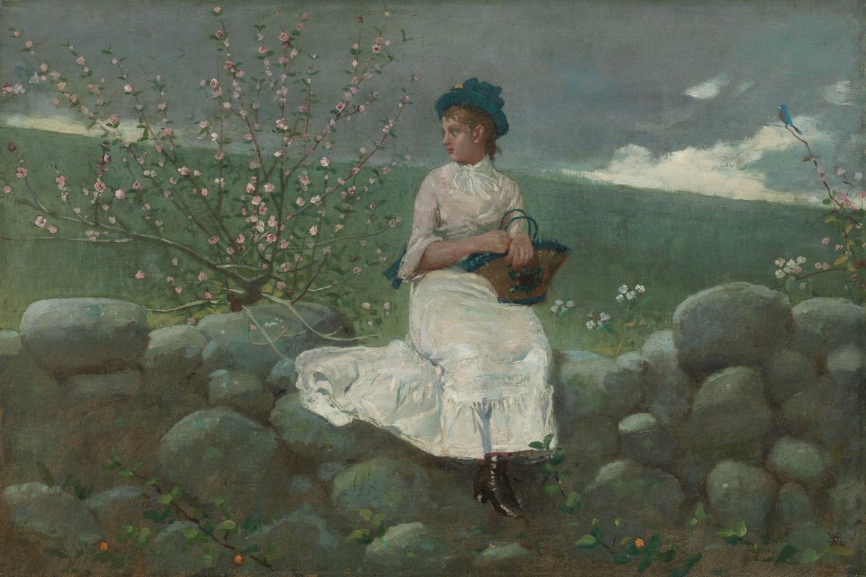 Barackvirágok, 1878. alkotó: Winslow Homer