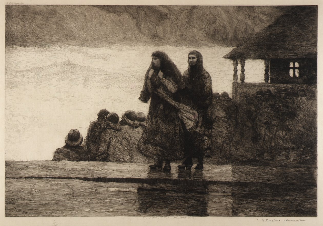 A tenger veszélyei alkotó: Winslow Homer