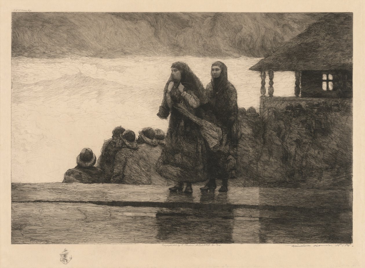 Tenger veszélyei, 1888. alkotó: Winslow Homer