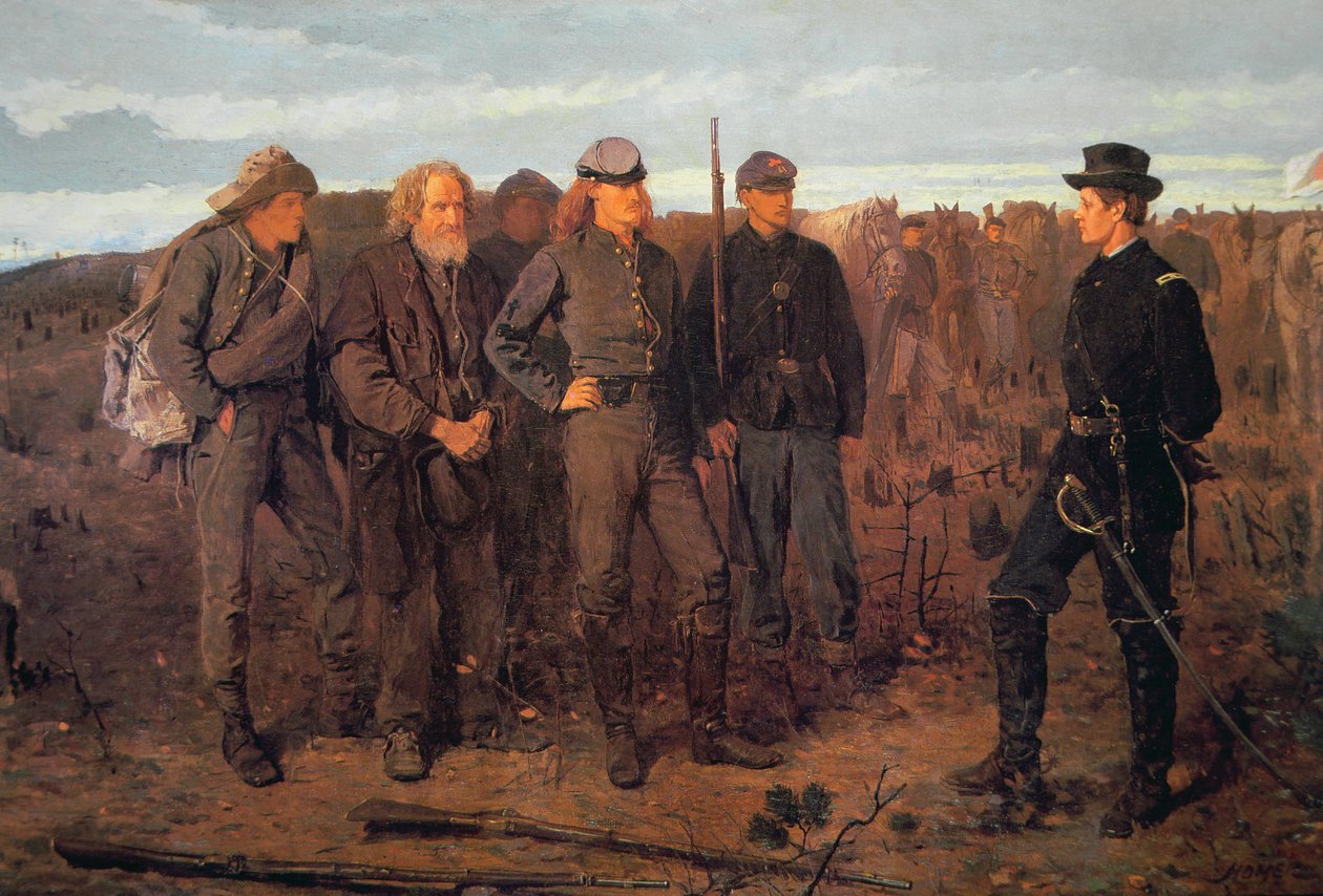 Foglyok a frontról alkotó: Winslow Homer