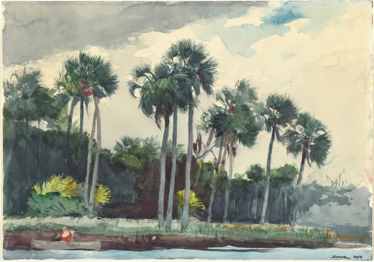 Red Shirt, Homosassa, Florida alkotó: Winslow Homer