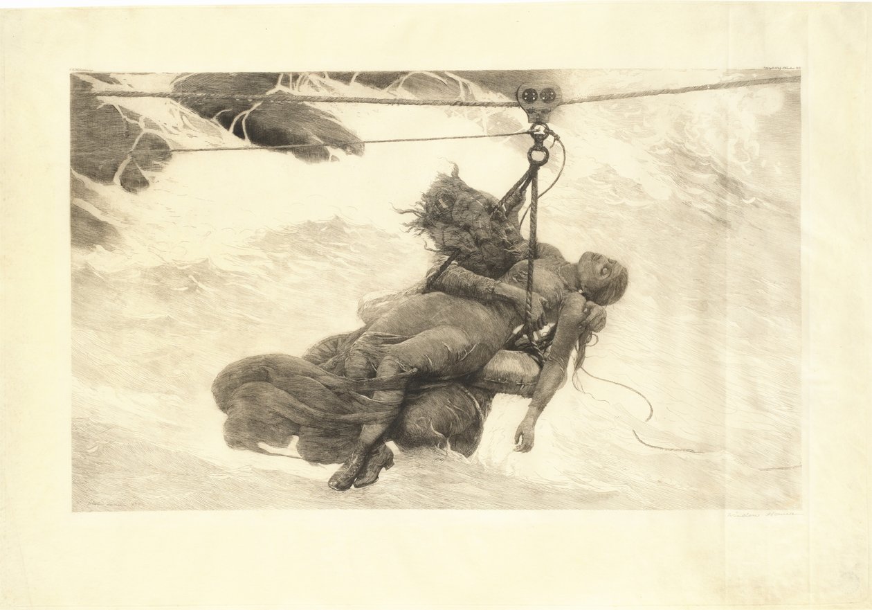 Mentve, 1889. alkotó: Winslow Homer