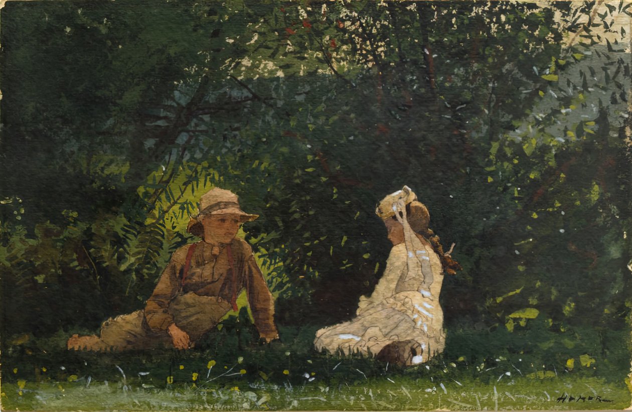 Jelenet a Houghton Farmon, 1878. alkotó: Winslow Homer