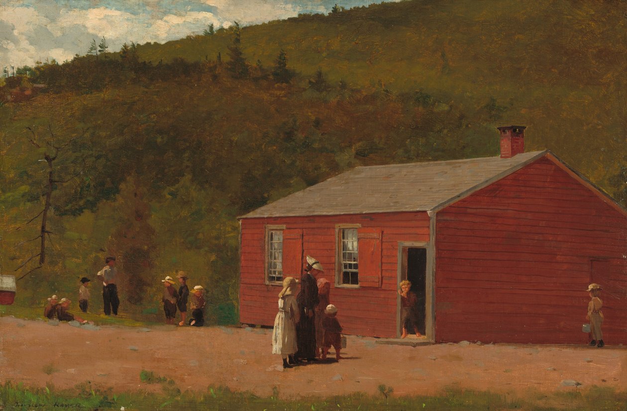 Iskolaidő, c. 1874. alkotó: Winslow Homer