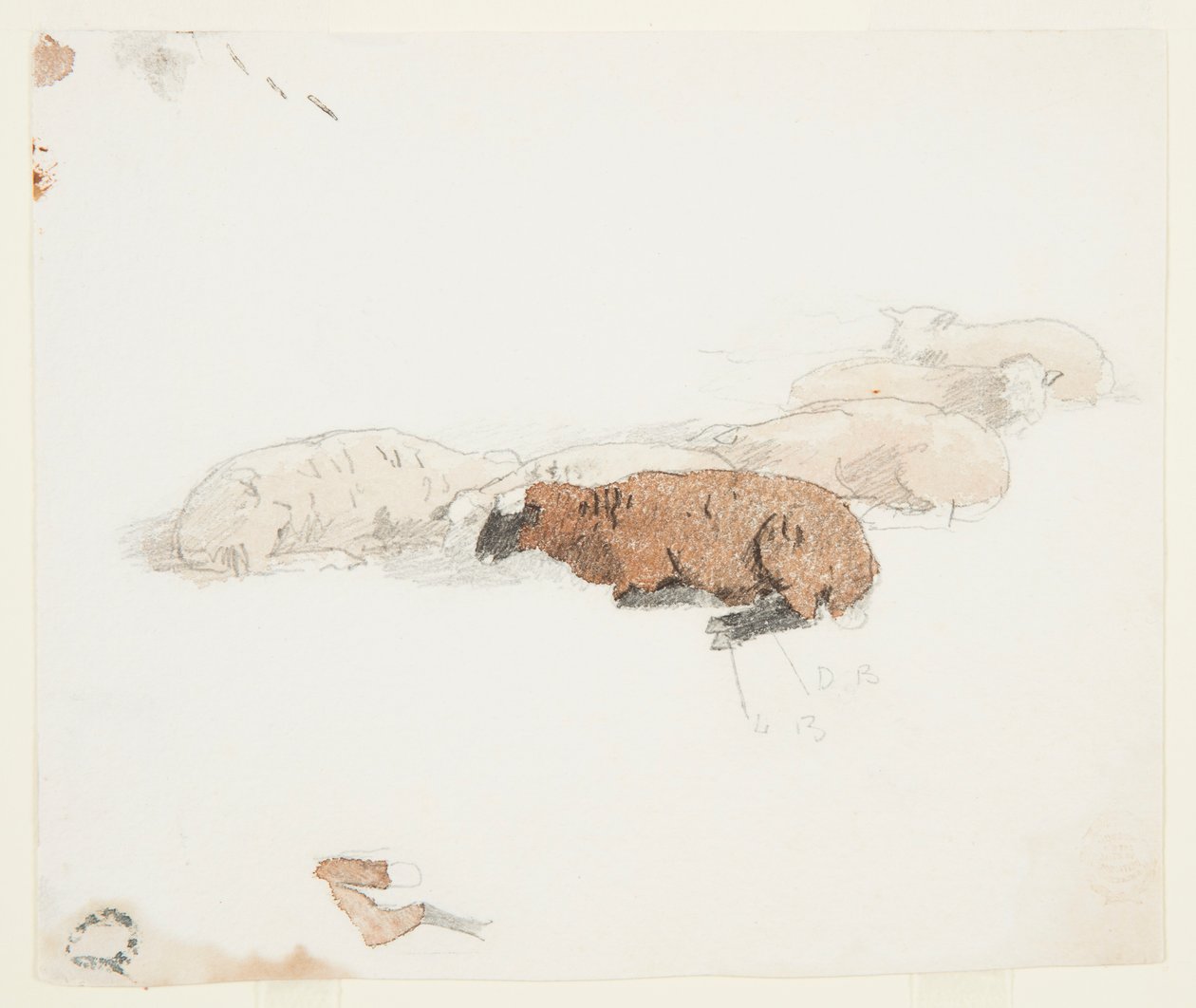 Pihenő juhok alkotó: Winslow Homer