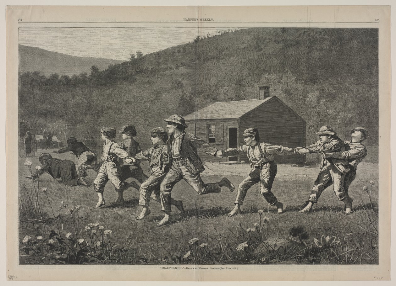 Snap-the-Whip, 1873. alkotó: Winslow Homer