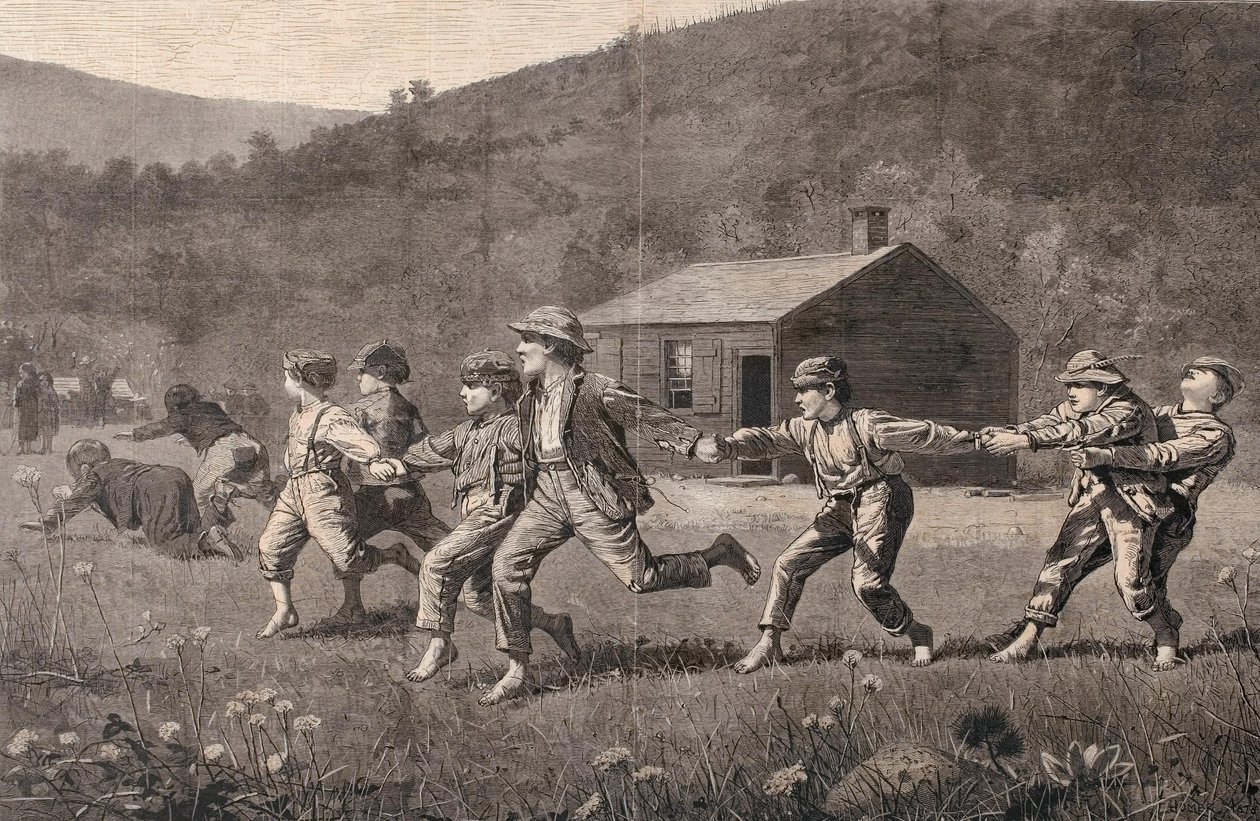 „Snap-the-Whip”, 1873. szeptember 20 alkotó: Winslow Homer