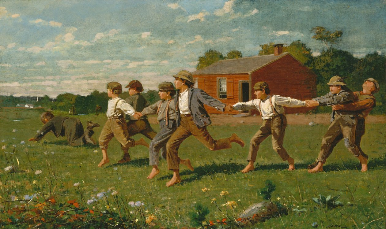 Snap the Whip, 1872 alkotó: Winslow Homer