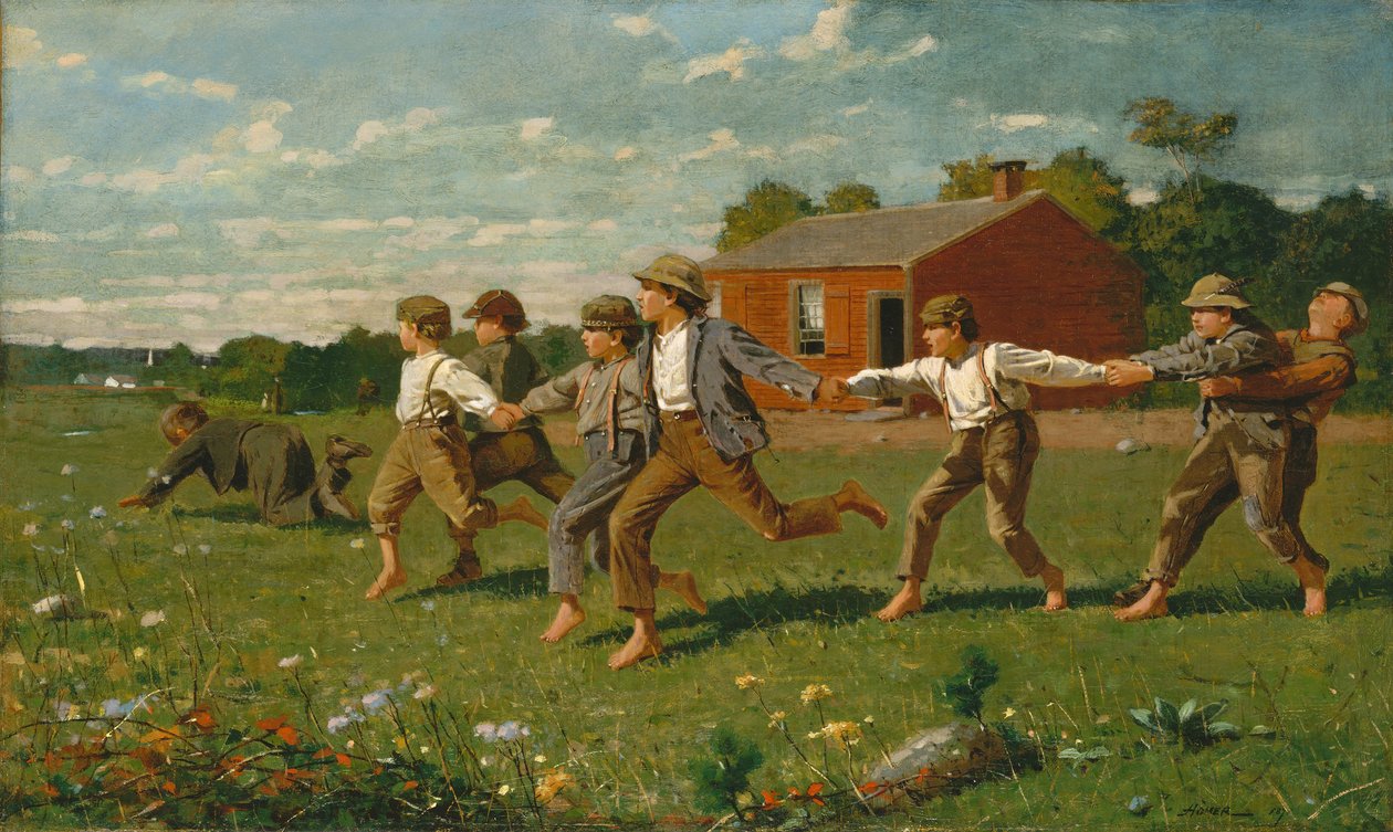 Snap the Whip, 1872. alkotó: Winslow Homer