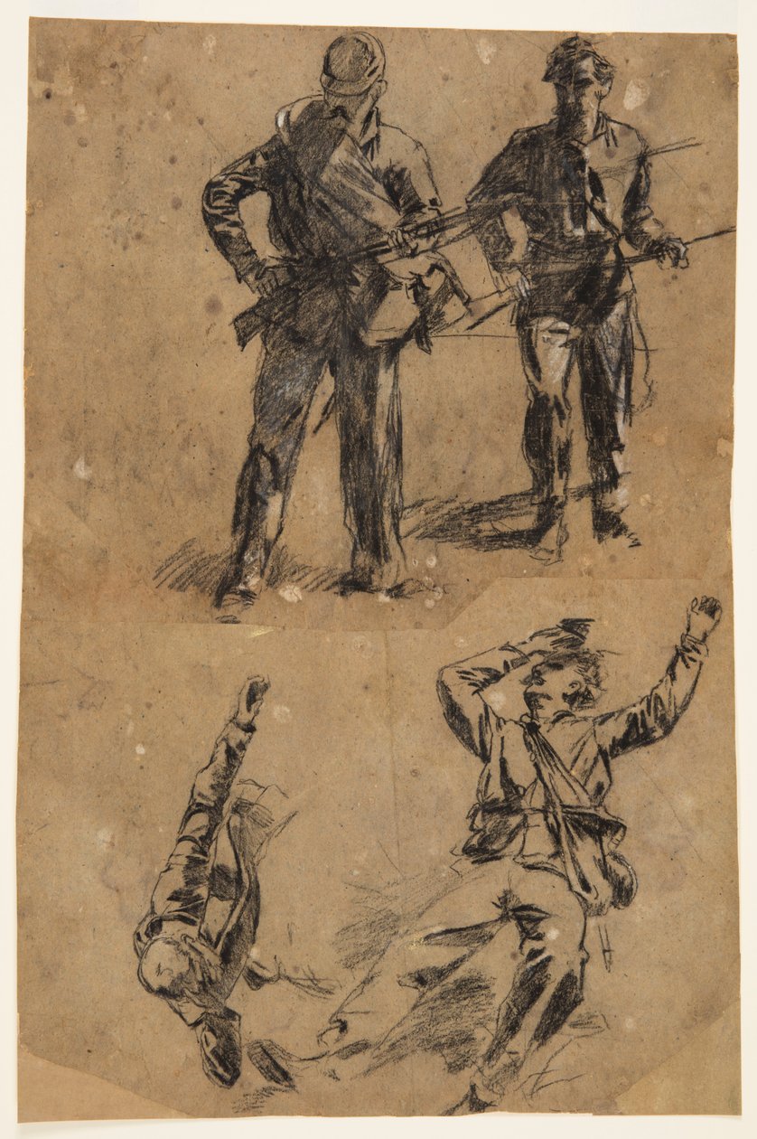 Tanulmányok a katonákról alkotó: Winslow Homer