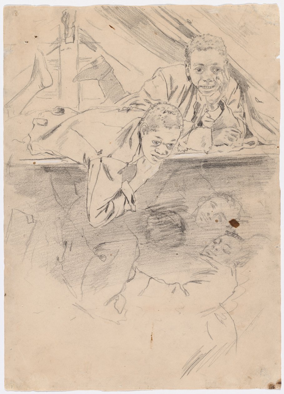 Study for Army Boots [verso], 1865. alkotó: Winslow Homer