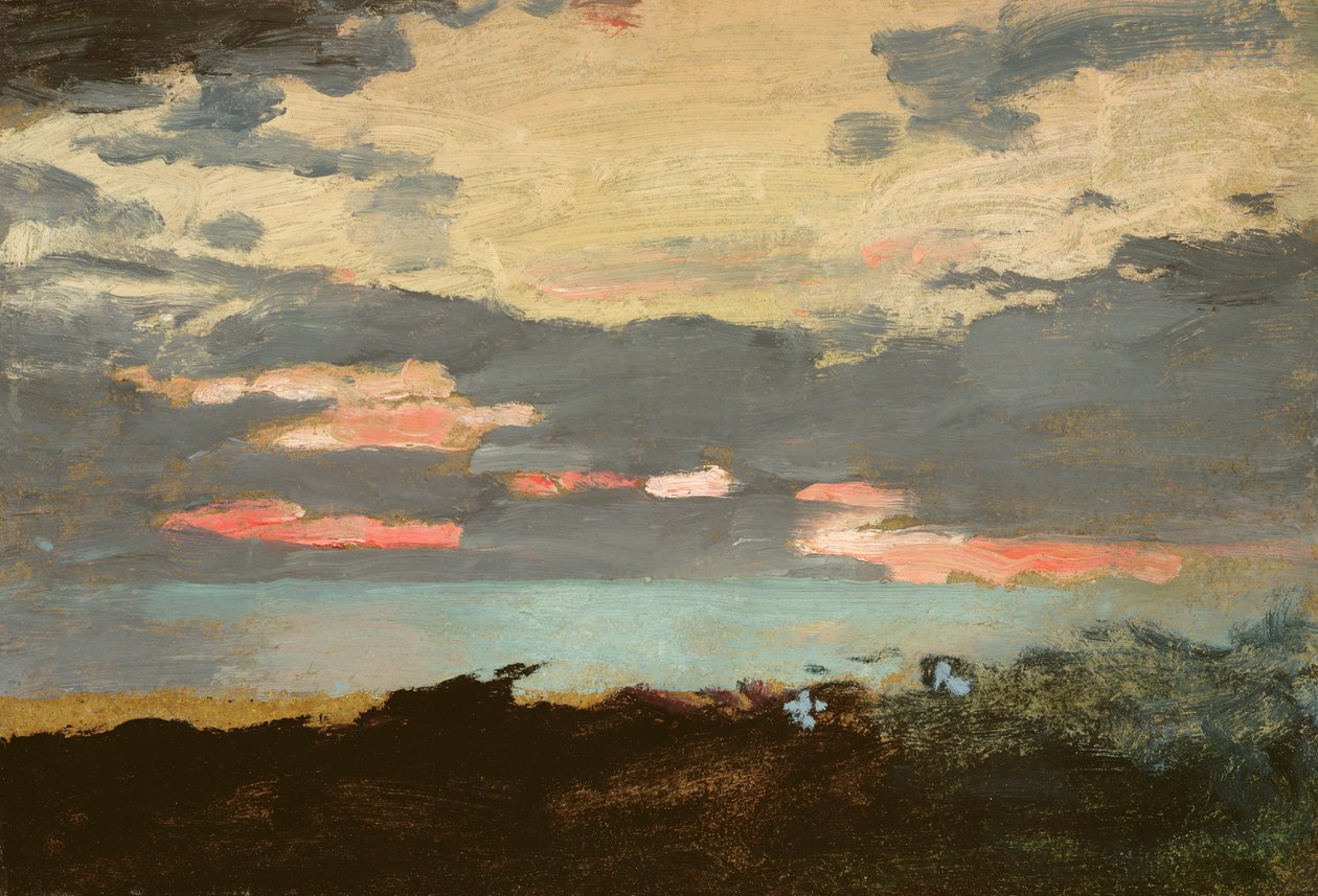 Naplemente, Saco Bay alkotó: Winslow Homer
