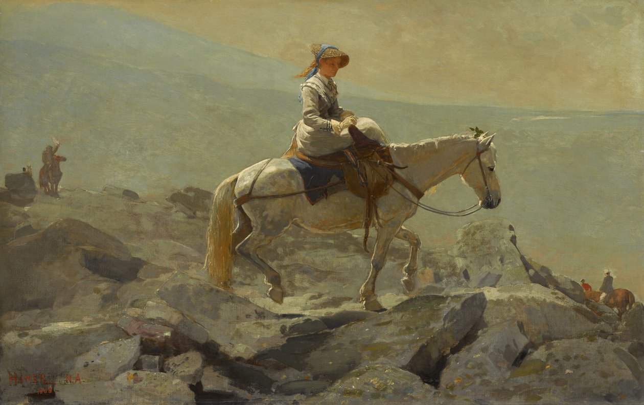 The Bridle Path, White Mountains, 1868 alkotó: Winslow Homer