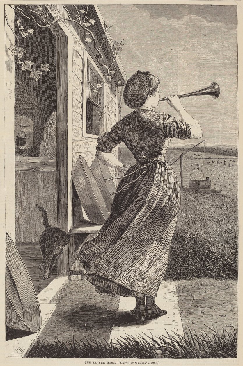 A Vacsorakürt, 1870. alkotó: Winslow Homer