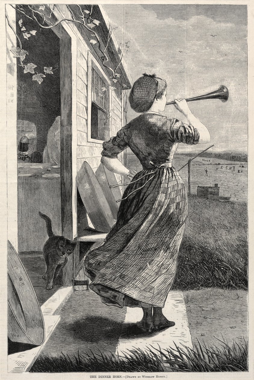 A Vacsorakürt, 1870. alkotó: Winslow Homer
