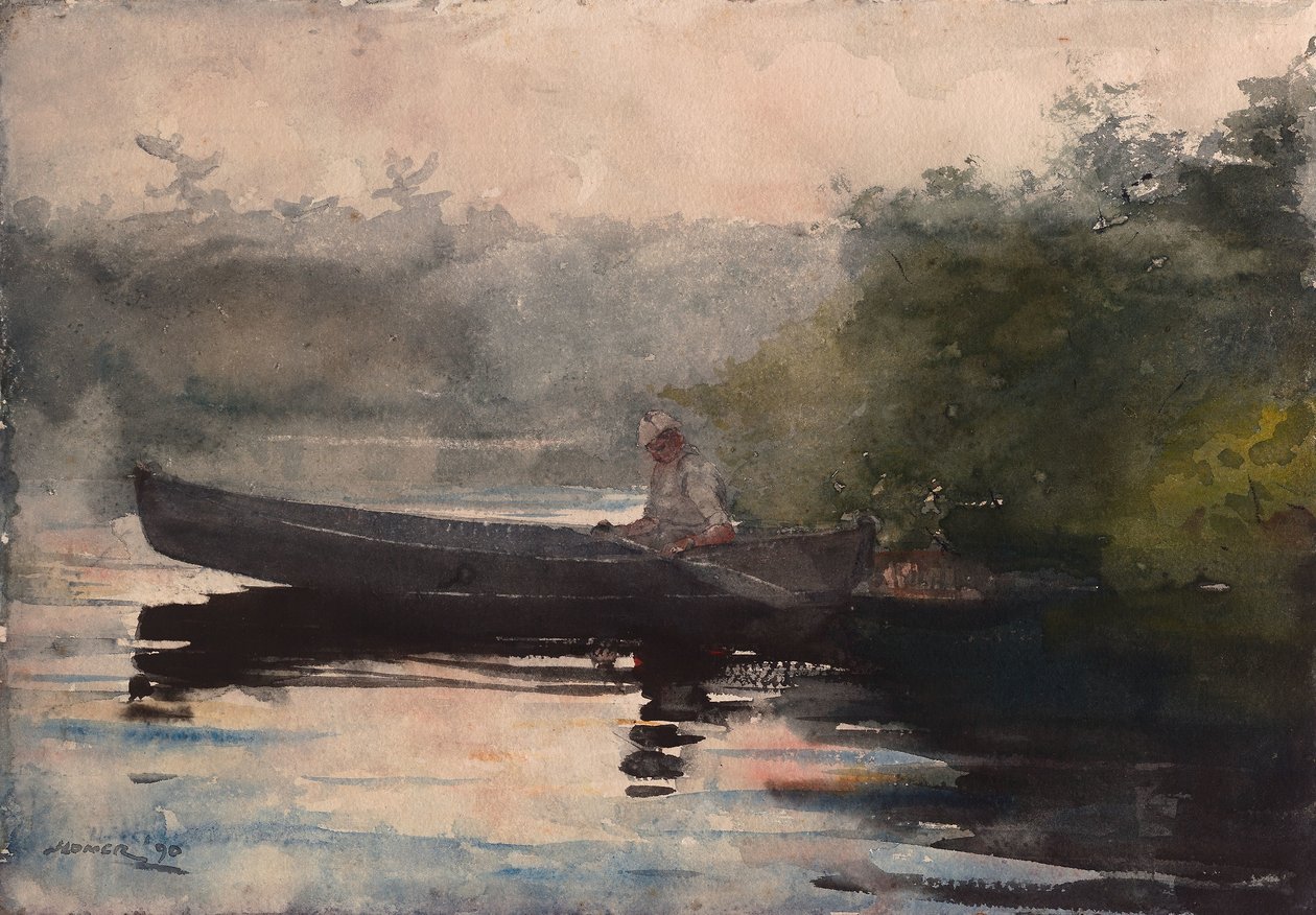 A nap vége, Adirondacks alkotó: Winslow Homer