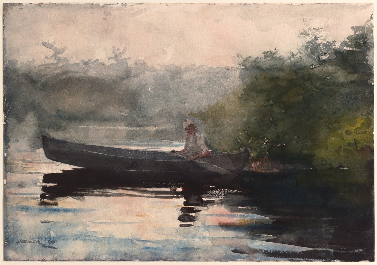 A nap vége, Adirondacks alkotó: Winslow Homer