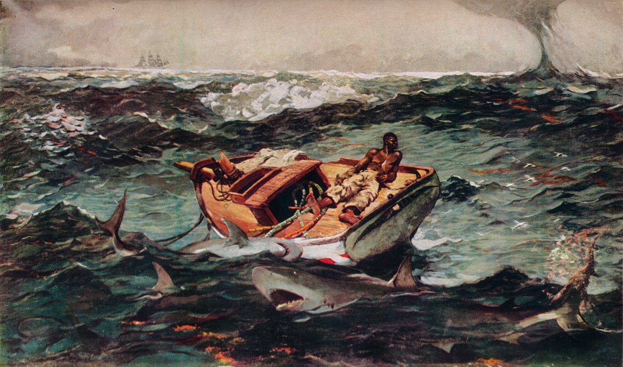 A Golf-áramlat, 1899, 1943. alkotó: Winslow Homer
