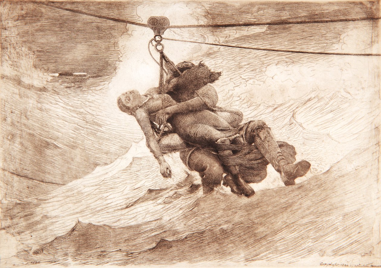 Az életvonal, 1884 alkotó: Winslow Homer