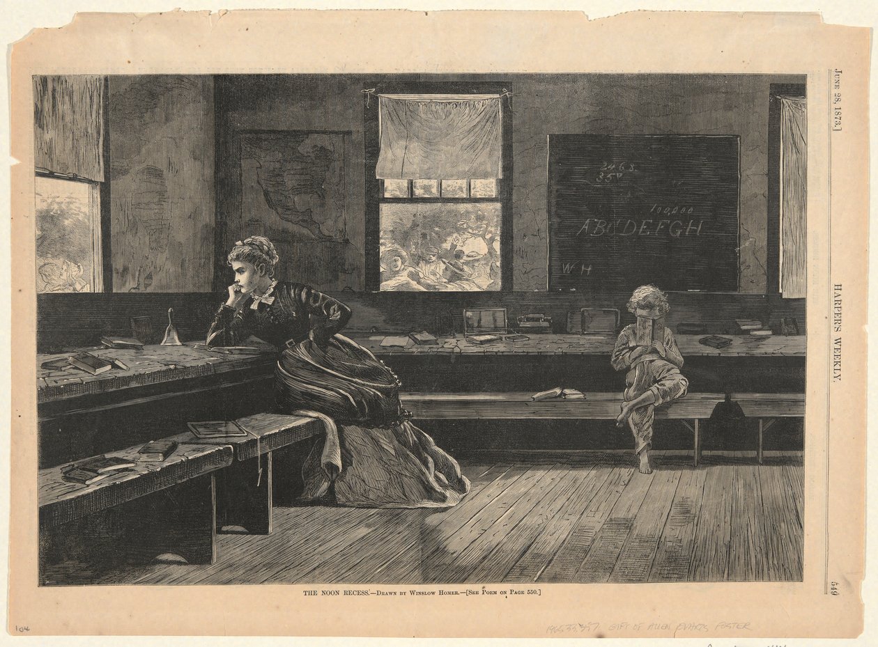 A Noon-Recess, Harpertől alkotó: Winslow Homer